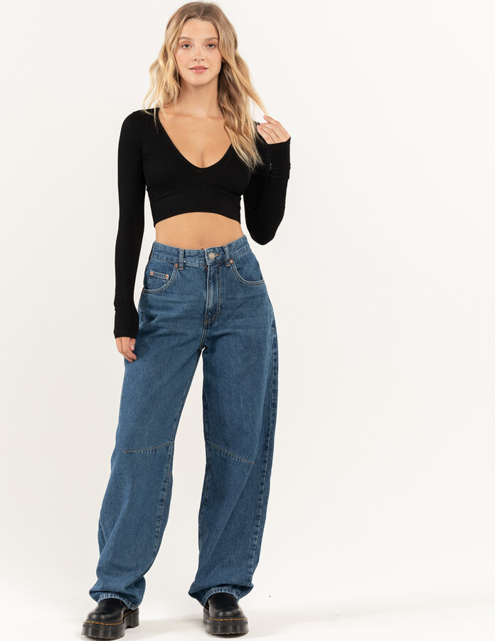 BDG Logan Womens Cinch Back Jeans - ShopStyle