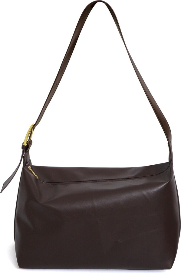 ADORNIA Dark Brown Adjustable Strap Shoulder Bag