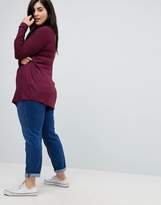 Thumbnail for your product : Junarose Dip Back Knit Sweater