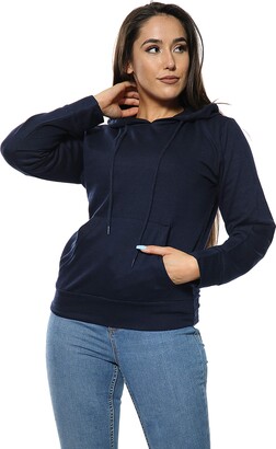Navy Blue Hoodie Women | Shop the world’s largest collection of fashion ...