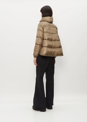 ブルゾン Sacai Beige Polyamide Down Jacket sacai】素材ミックス ボンバー ブルゾン ジャケット ベージュ