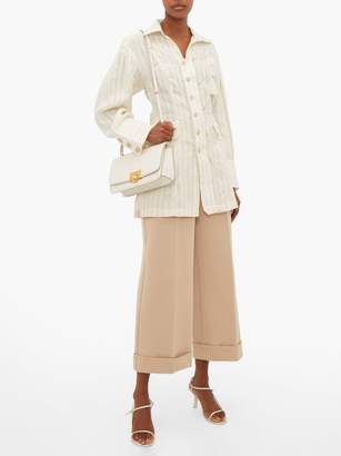 Jacquemus Roman Linen Striped Shirt - Womens - Ivory