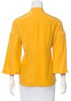 Thumbnail for your product : Frame Denim Long Sleeve Silk Top