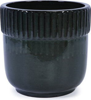 Latitude Run 3 Pieces Of Antique Blue Ceramic Flowerpots Modern Planters With Frost & Weather Resistance For Outdoor Plants Contemporary - Piece Flowerpot  Styli