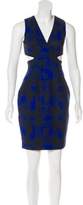 Thumbnail for your product : Finders Keepers Plaid Cutout Dress black Plaid Cutout Dress