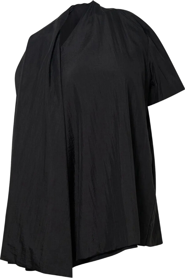 pushBUTTON Draped Short-Sleeve Top