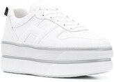 Thumbnail for your product : Hogan H449 platform low-top sneakers