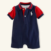 Thumbnail for your product : Big Pony Cotton Mesh Shortall