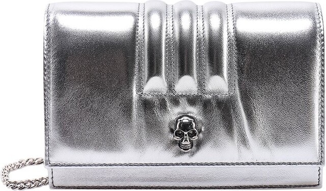 Alexander McQueen Silver Handbags | ShopStyle
