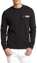 Thumbnail for your product : Diesel Black Gold Stretch Cotton Pocket Sweatshirt