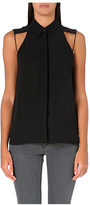 Thumbnail for your product : Dion Lee Sleeveless chiffon shirt