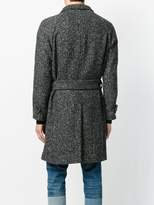 Thumbnail for your product : Paltò belted single breasted coat
