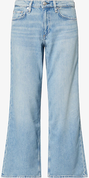 Rag & Bone Womens Ldlow Saige Low-Rise Relaxed Denim Jeans 24
