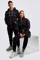 Thumbnail for your product : boohoo Hers Funnel Zip & Jogger Tracksuit Set