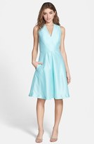 Thumbnail for your product : Alfred Sung Women's V-Neck Dupioni Cocktail Dress