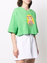 Thumbnail for your product : Chiara Ferragni graphic-print cropped T-shirt