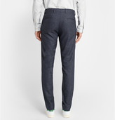 Thumbnail for your product : Hentsch Man Navy Wool-Blend Suit Trousers