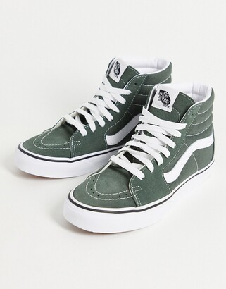 dark green trainers womens