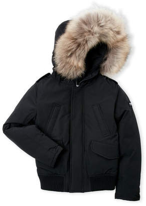 Woolrich Boys 8-20) Polar Real Fur Trim Jacket