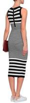 Thumbnail for your product : Milly Striped Jacquard-knit Midi Dress