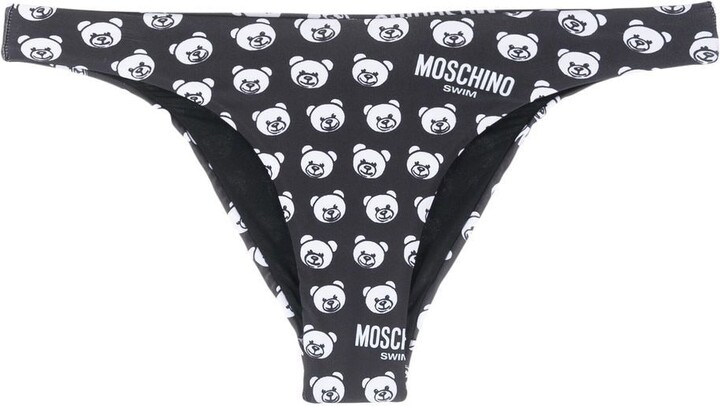 Moschino Teddy Bear-print bikini bottoms - ShopStyle Two Piece Swimsuits