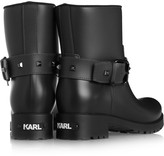 Thumbnail for your product : Karl Lagerfeld Paris Rubber biker rain boots