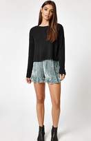 Thumbnail for your product : KENDALL + KYLIE Kendall & Kylie Velvet Ruffle Shorts