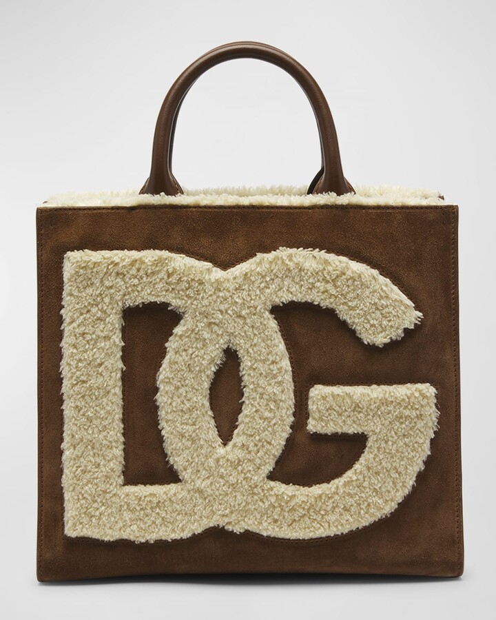 Dolce & Gabbana Logo Faux-Fur Tote Bag - ShopStyle