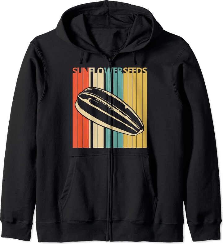 Sonnenblumensamen Outfit für Feinschmecker Sunflower Seed Costume Zip