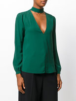 Thumbnail for your product : A.L.C. choker V-neck blouse