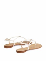 Thumbnail for your product : Giuseppe Zanotti Hollie Crystal leather flip flops