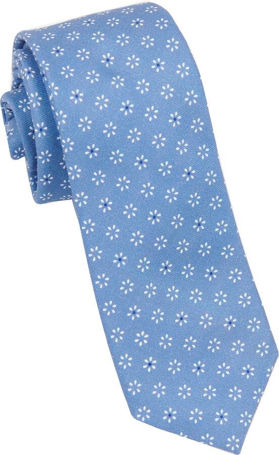 Brooklyn Brigade Men's Geo Flower Cotton Tie