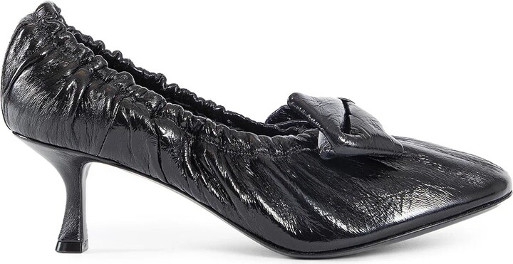 Shiny Nappa Leather Ballet Pumps