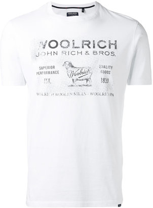Woolrich faded logo T-shirt - men - Cotton - L