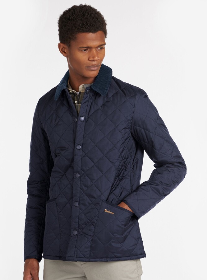 barbour navy seafield jacket