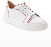 Thumbnail for your product : Christian Louboutin Vieirissima Flat Red Sole Sneakers