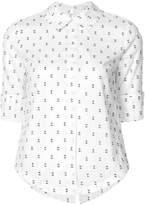 Thumbnail for your product : Derek Lam 10 Crosby Tie-Back Shirt With Button Detail