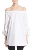 Thumbnail for your product : Tibi Off the Shoulder Cotton Tunic