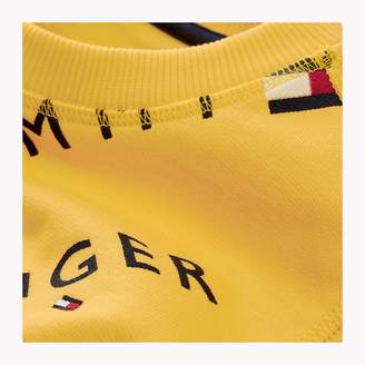 Tommy Hilfiger Sports All-Over Logo Print Sweater