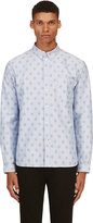 Thumbnail for your product : Paul Smith Blue Cube Print Oxford Shirt