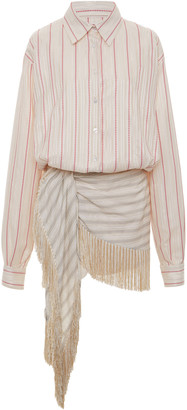 attico striped dress