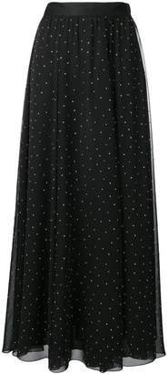 Philosophy di Lorenzo Serafini polka dots pleated skirt