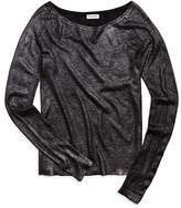 Thumbnail for your product : Splendid Girls' Shimmery Boat Neck Top - Big Kid
