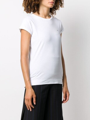 Calvin Klein embroidered logo crew neck T-Shirt