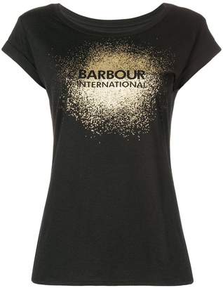 Barbour metallic print T-shirt