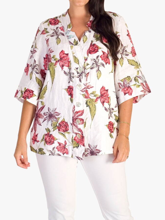 white linen jacket plus size