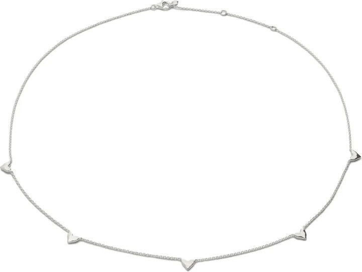 Monica Vinader Heart Station sterling silver necklace