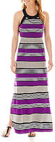 Thumbnail for your product : JCPenney a.n.a Striped Halter Maxi Dress - Tall