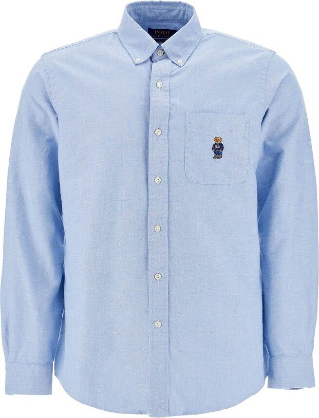 Polo Ralph Lauren Teddy Bear Embroidered Butoned Shirt