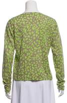 Thumbnail for your product : Diane von Furstenberg Abstract-Printed Cardigan